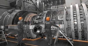 Haane Turbinenmontage bei Siemens Power Generation