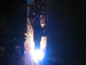 GMAW Tack welding head, 1500 Amps